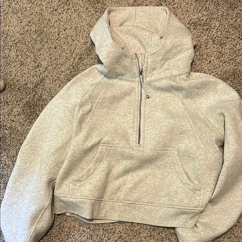 Lululemon Athletica Gray Cowl Neck Sweater